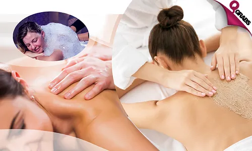 Special Moroccan Bath Package: Sugar, Eucalyptus & Brightening Scrub, Massage and Blow-Dry!